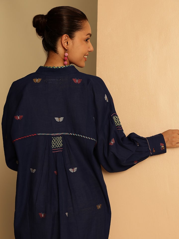 Alternate lifestyle view that reveals the side profile and charming slit details.