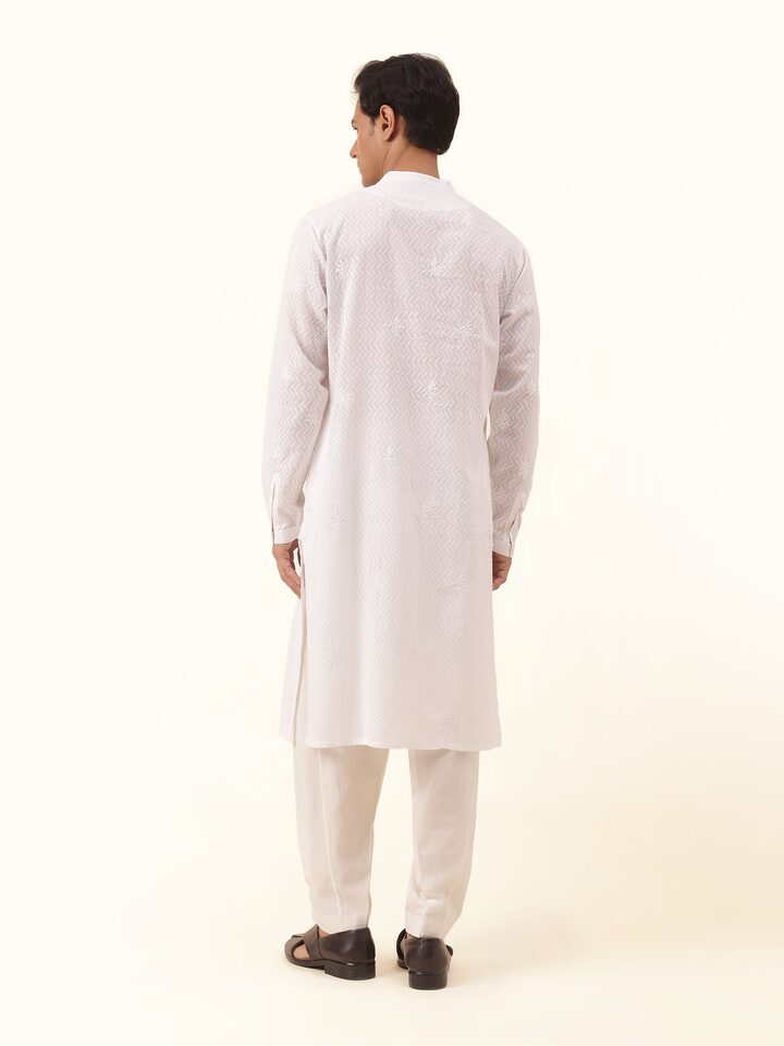 Back view revealing the effortless flow and timeless appeal, making it a perfect addition to any wardrobe.