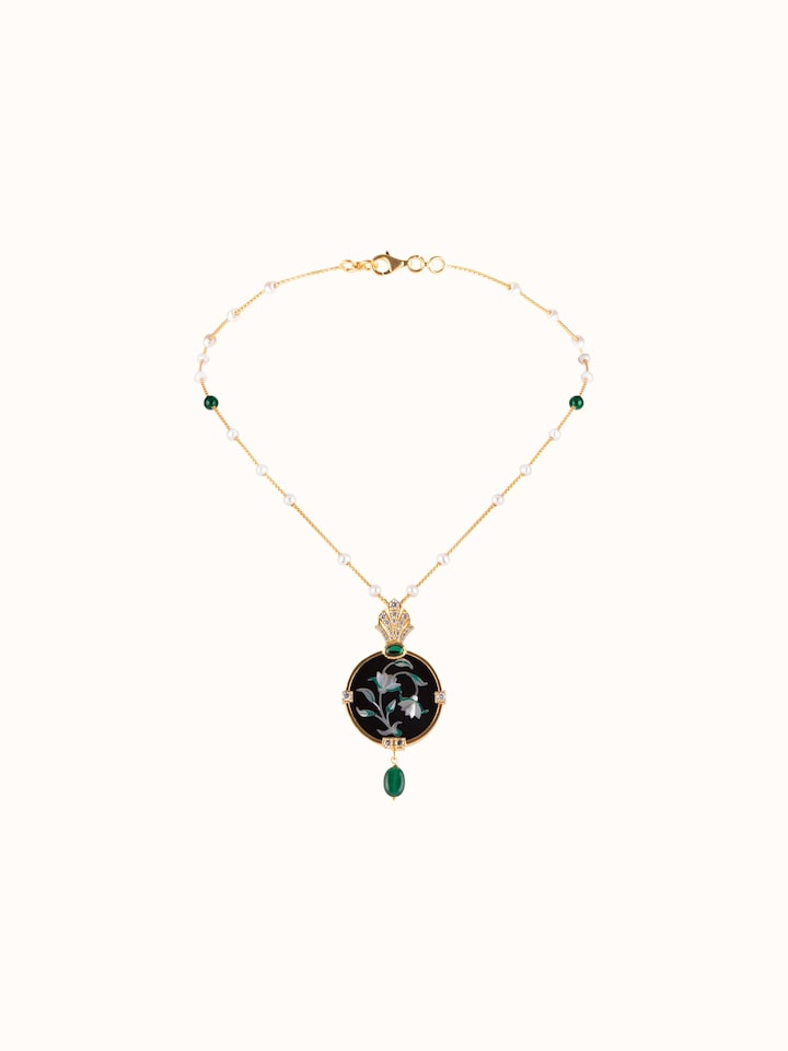 Parchinkari Silver Pendant & Chain