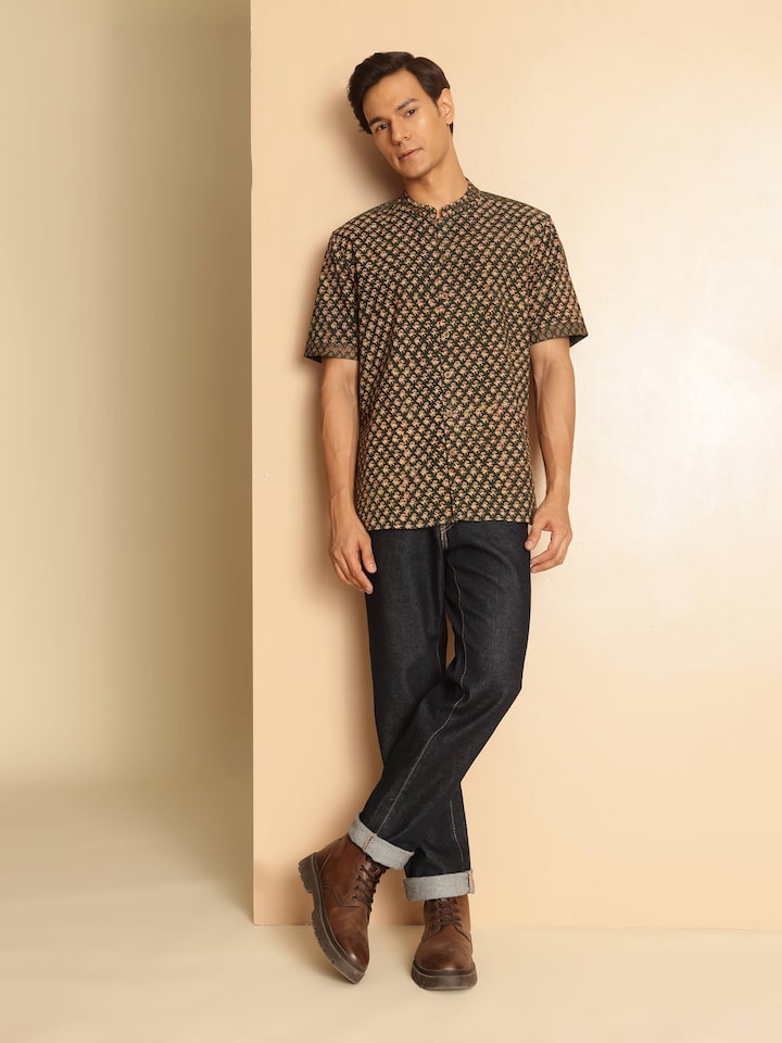 Lifestyle shot showcasing the easy elegance and contemporary appeal of this versatile piece.