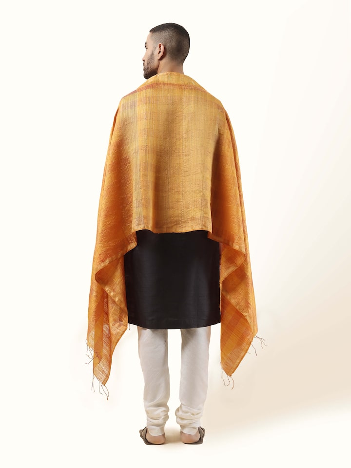 Back view offering a full glimpse of the refined finish and versatile styling of this charming stole.