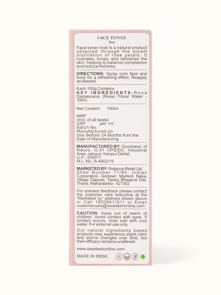 Face Toner Rose