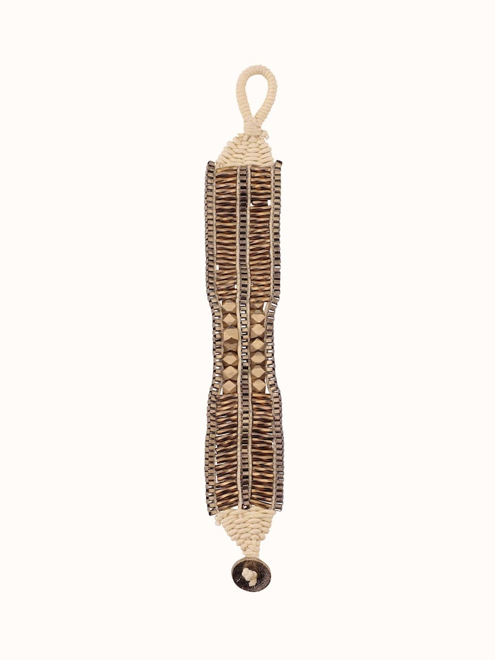 Front view of Handcrafted Flexible Bracelet showcasing its flexible and stylish design.