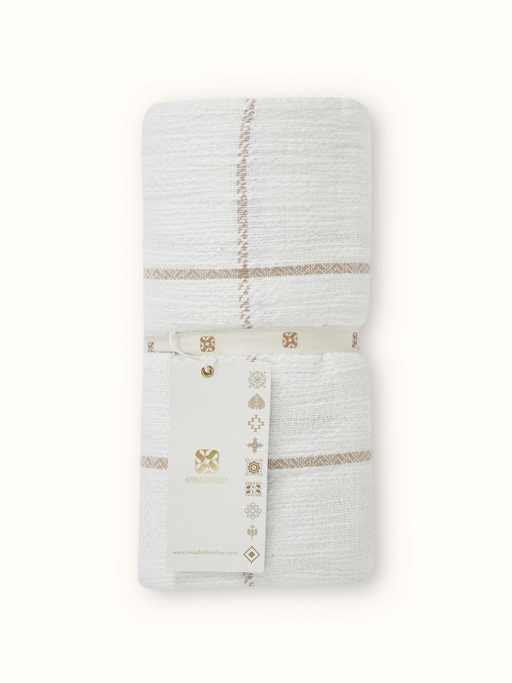Close-up detail showing the fine twill weave and fabric softness.
