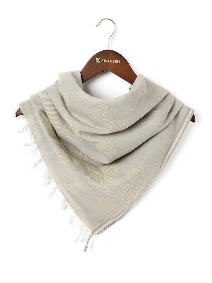 Cotton Extra-weft Stole