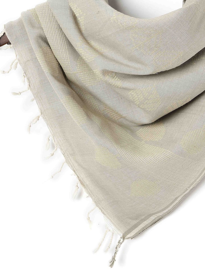 Cotton Extra-weft Stole