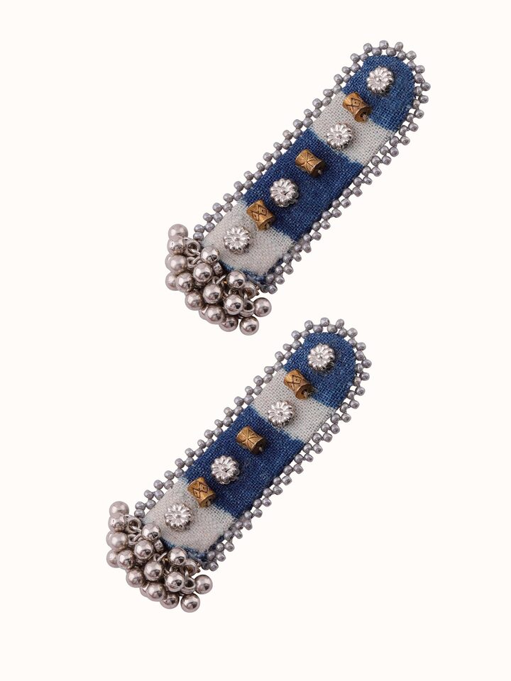 Ajrakh Drop Earrings