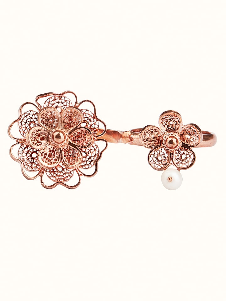 Silver Filigree Women's Ring