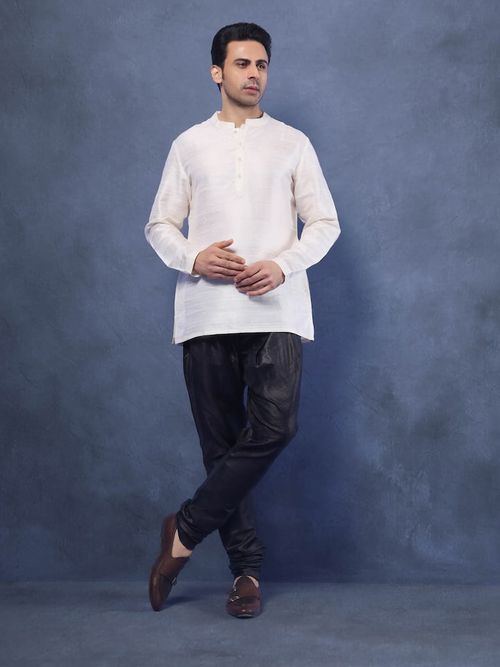 Lifestyle shot capturing the versatile fit and relaxed silhouette.