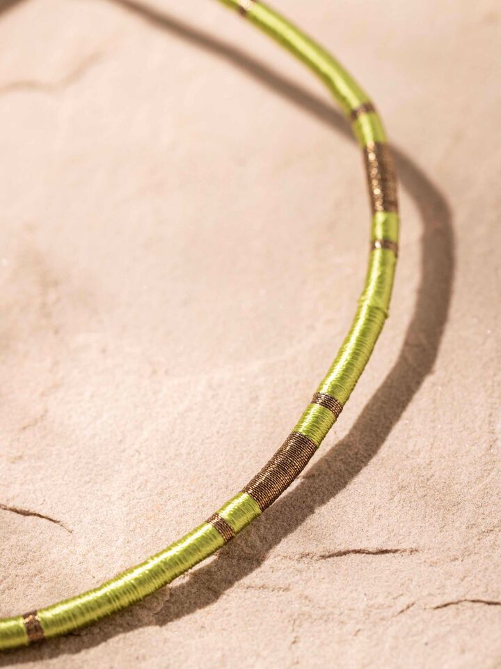 Detailed view of Patwa Collar Necklace showcasing the luxurious design and fine craftsmanship.