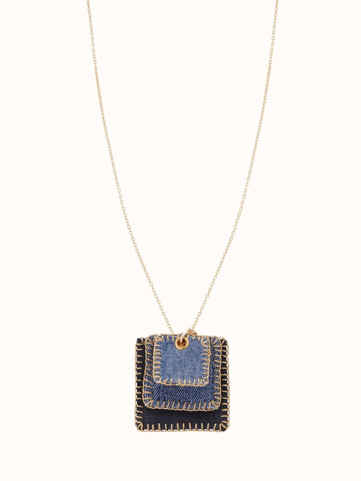 Upcycled Pendant with Chain