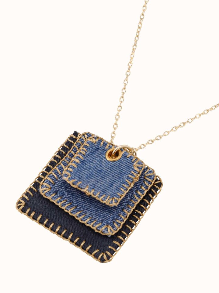 Upcycled Pendant with Chain