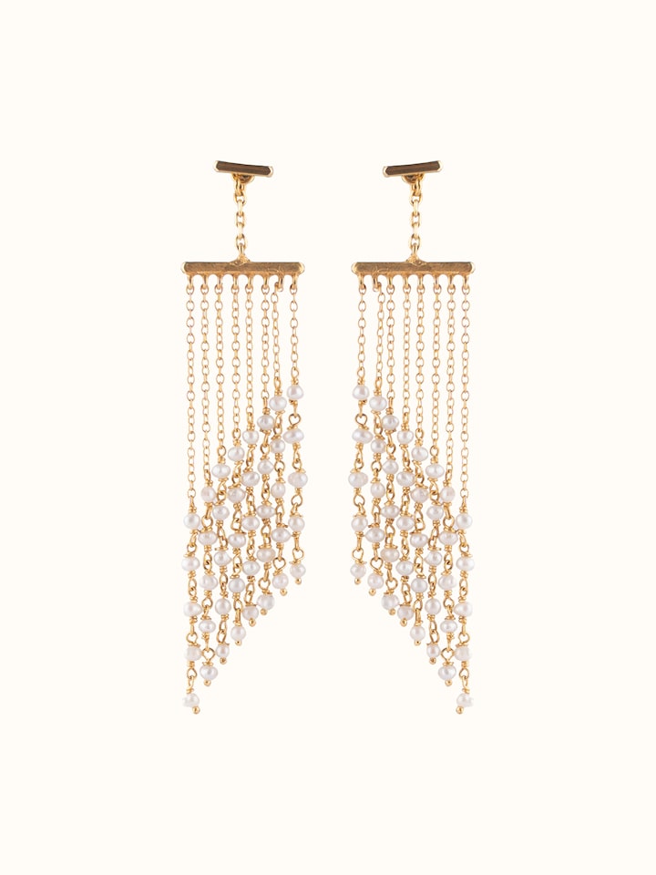 Silver Smithing Drop Earrings