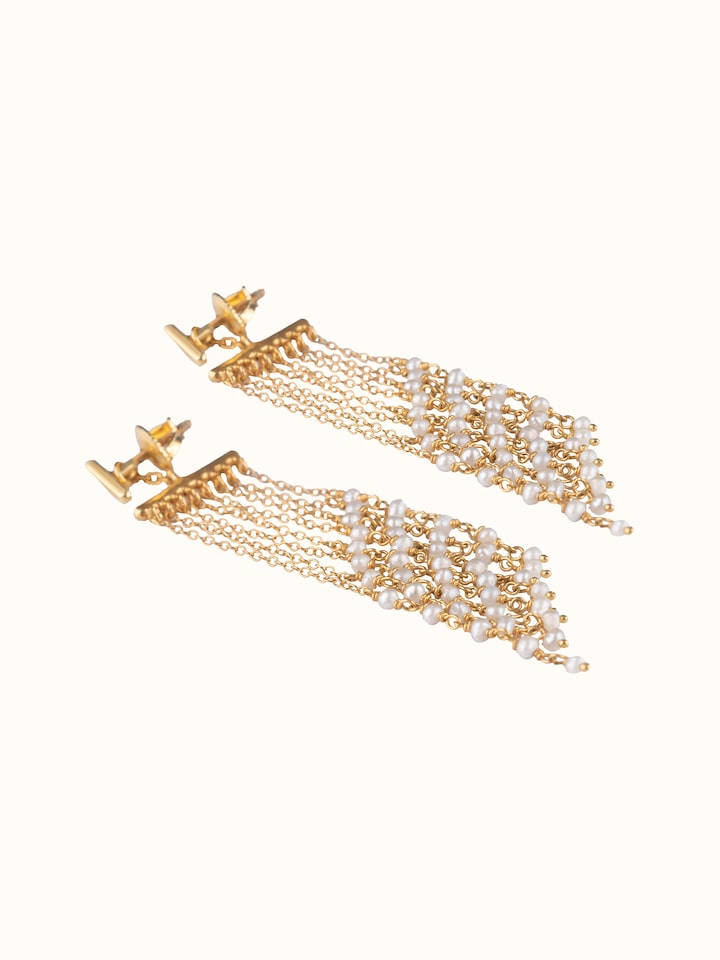 Silver Smithing Drop Earrings