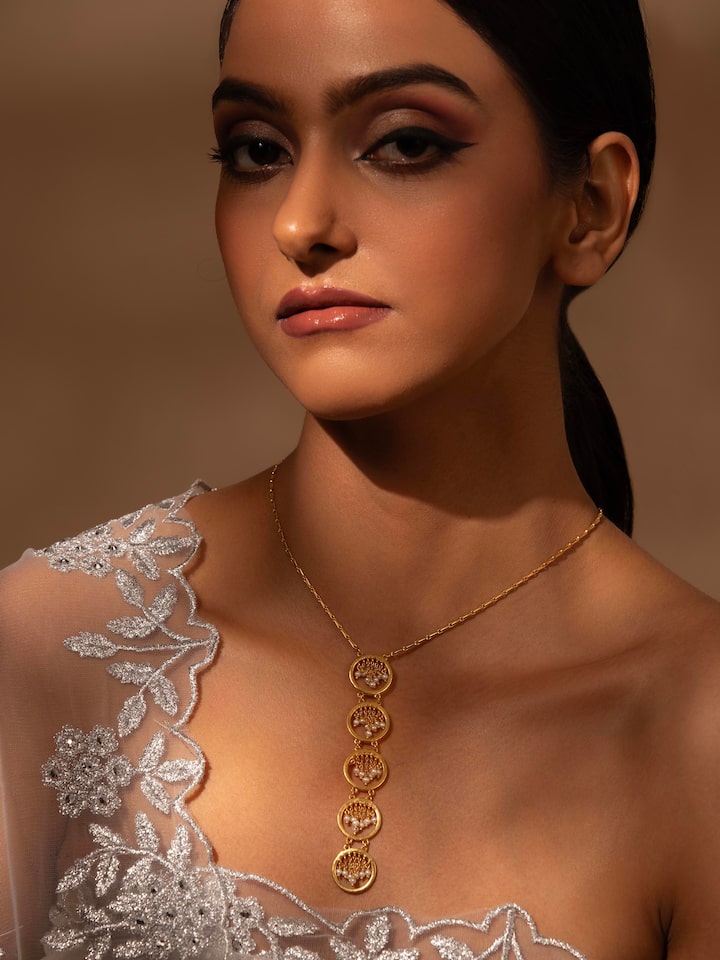 Silver Smithing Long Necklace