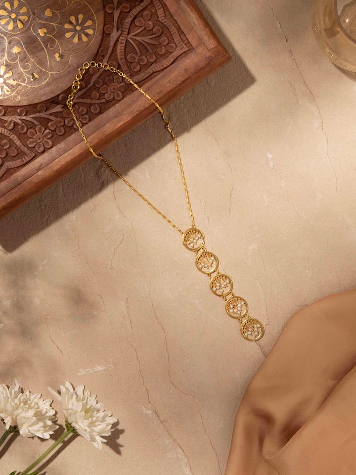 Silver Smithing Long Necklace