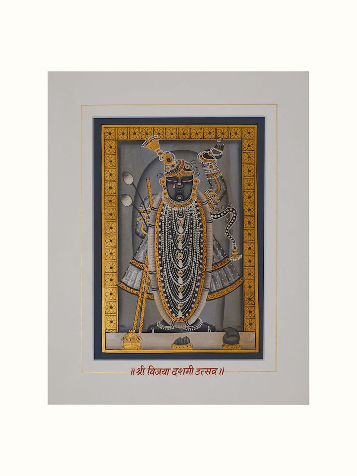 Front view of Pichwai Shreenathji Painting (24 Pcs) showing the complete piece and design, with a slightly different focus area