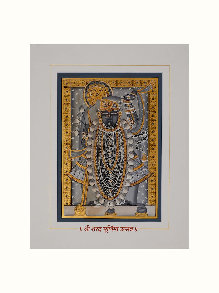 Front view of Pichwai Shreenathji Painting (24 Pcs) showing the complete piece and design, with a slightly different focus area
