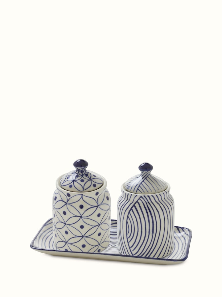 Detailed shot of Khurja Pottery Stoneware Pickle Jars (2 pcs) showcasing rustic texture