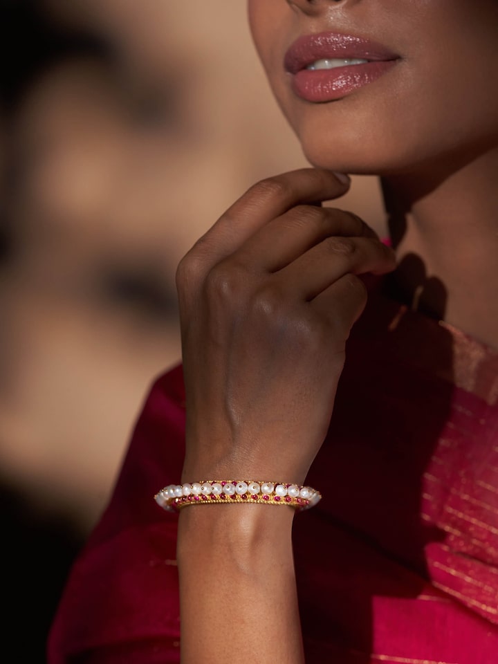 Angled side view highlighting the craftsmanship and texture