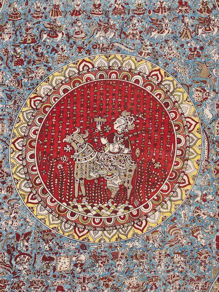 Detail view of the Mata Ni Pachedi Artwork