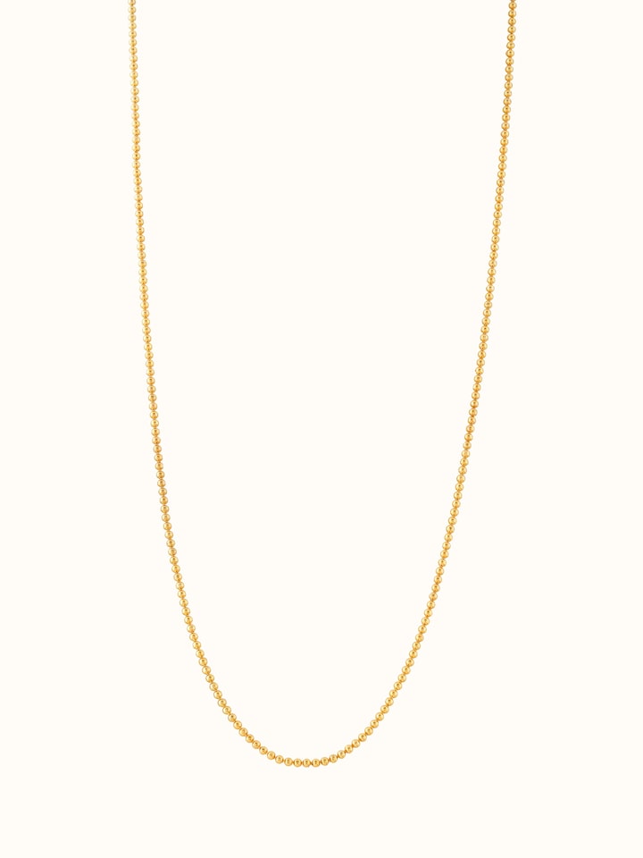 Front view of Silver Smithing Chain featuring sleek silver links and detailed craftsmanship by Swadesh