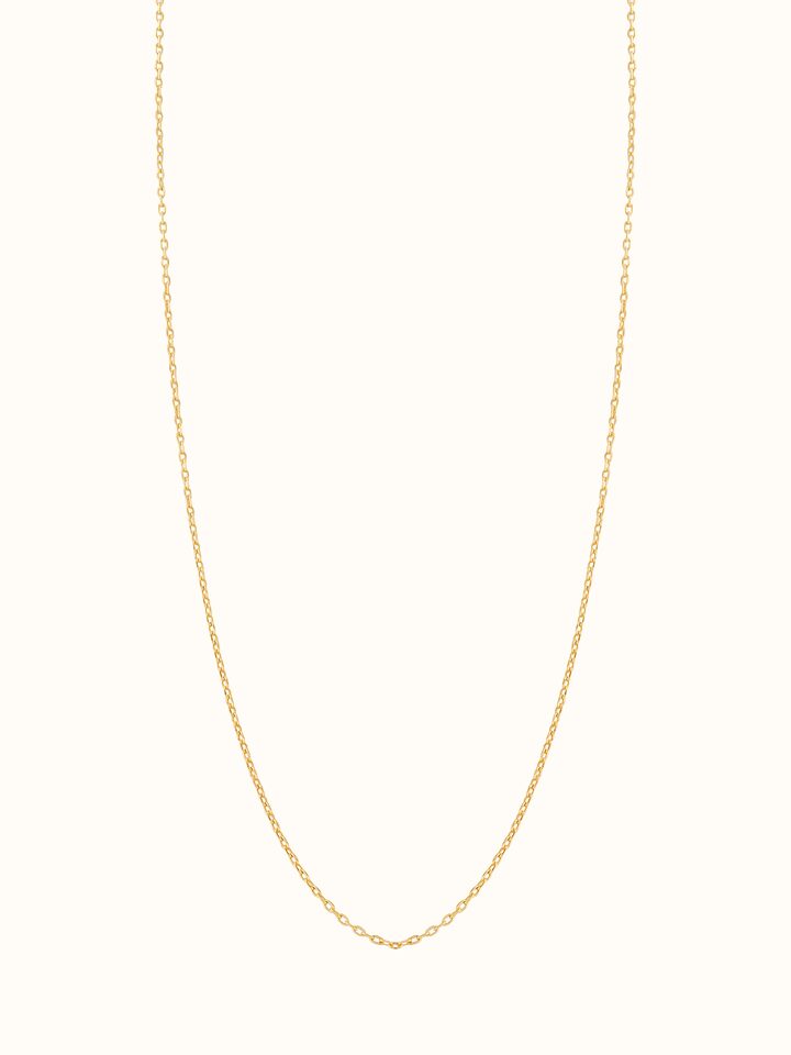 Front view of Silver Smithing Chain showcasing its sleek links and polished silver finish
