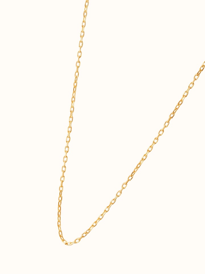 Close-up of Silver Smithing Chain focusing on the smooth silver links and intricate craftsmanship