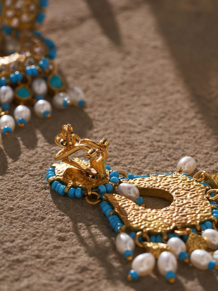 Thappa 22 Karat Gold Drop Earrings