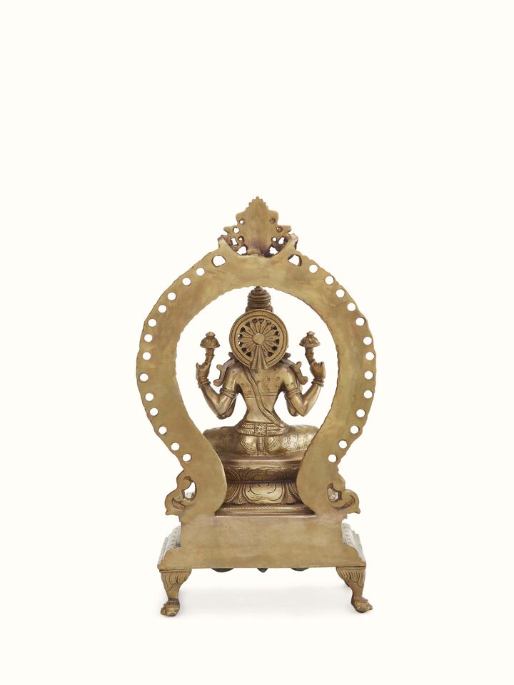 Goddess Lakshmi Bronze Casting Idol