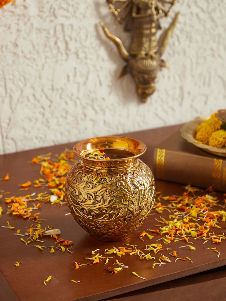 Polished Brass Gagar Kalash