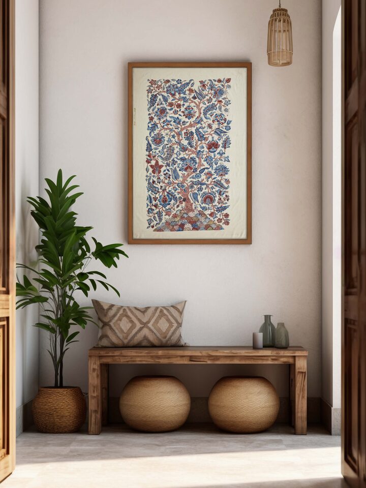 Kalamkari Heavenly Tree Painting