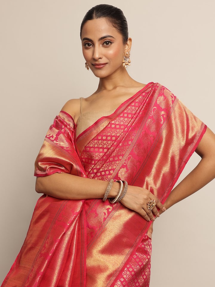 Red Silk Kancheepuram Saree