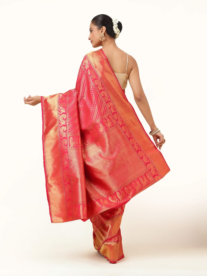Red Silk Kancheepuram Saree
