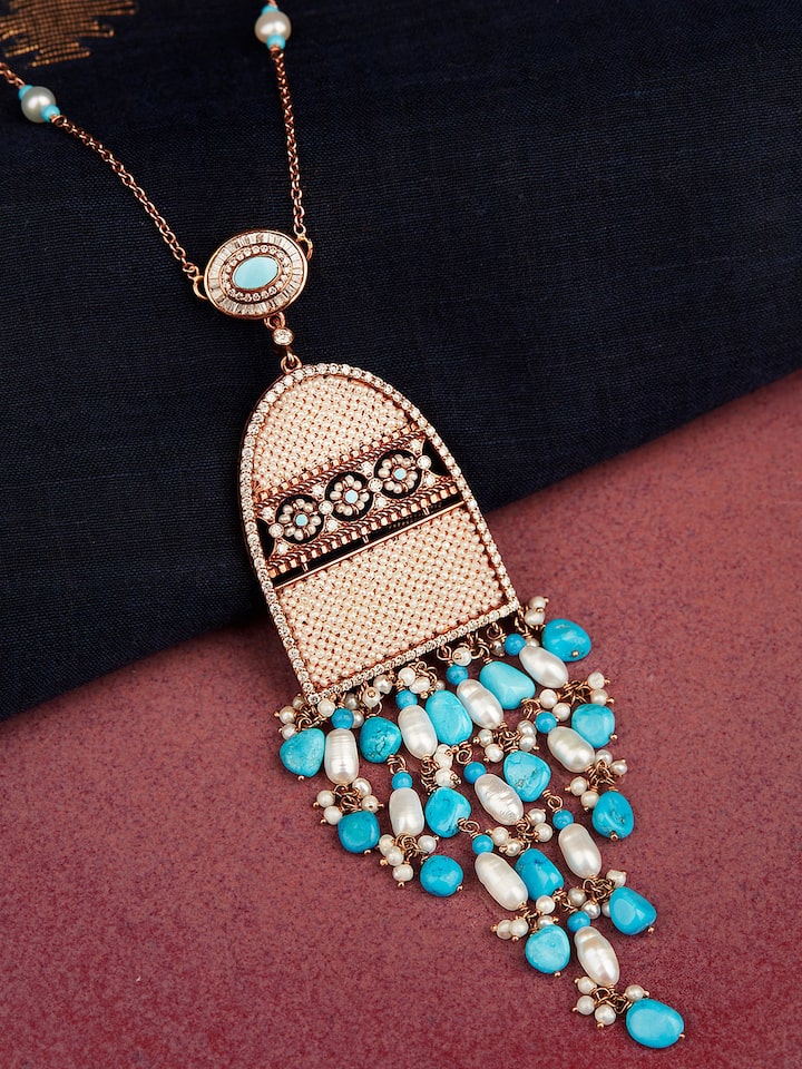 Pearl Pirohi 18 Karat Gold Pendant & Chain
