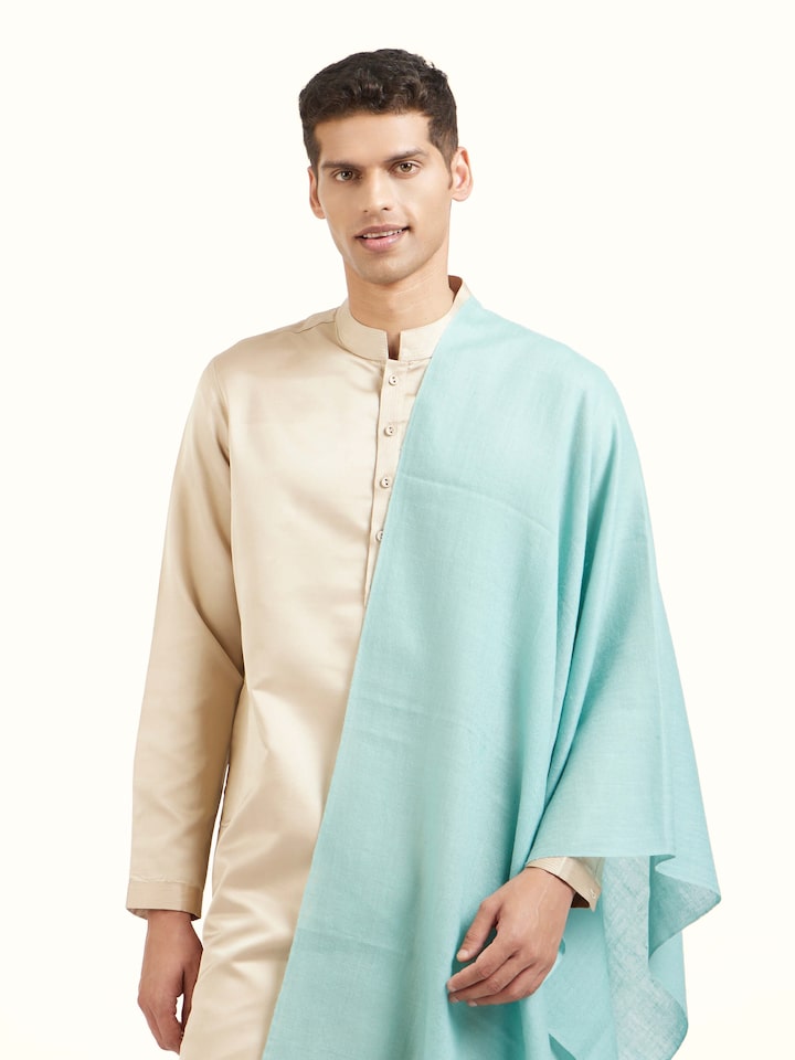 Aqua Cashmere Stole