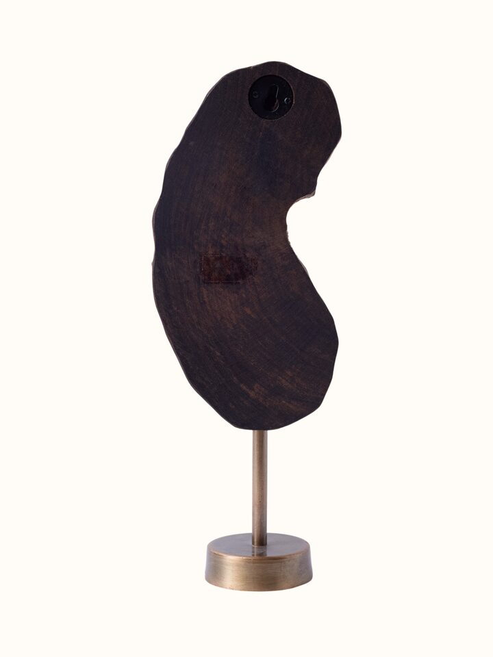 back view of sheesham wood carved paisley wooden block