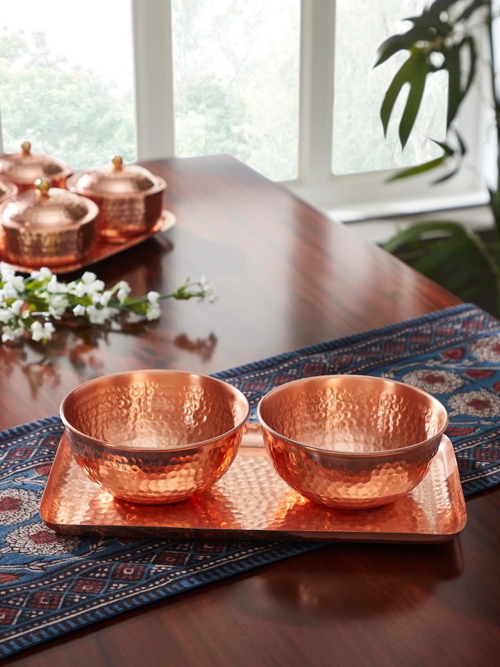 Copper Condiment Containter Set (2 Pcs)