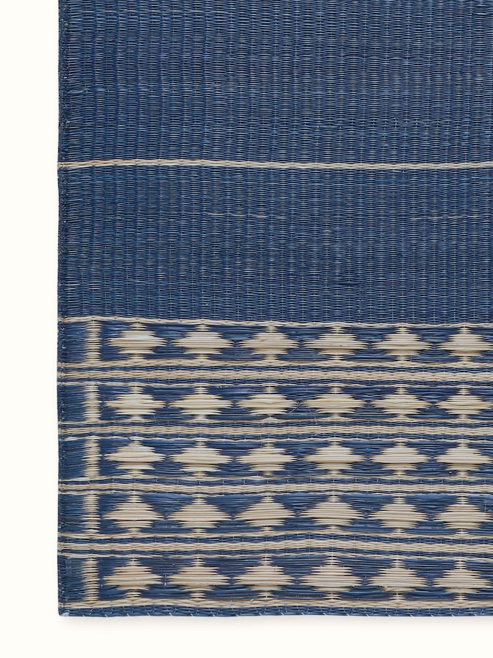 Close-up highlighting the texture and weave of the natural fibre