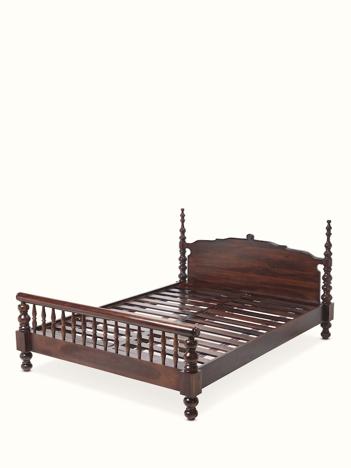 Sheesham Wood Queen-size Bed