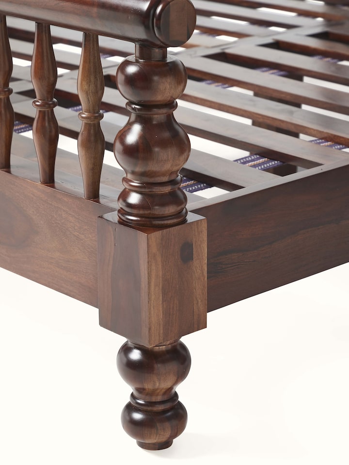 Sheesham Wood Queen-size Bed