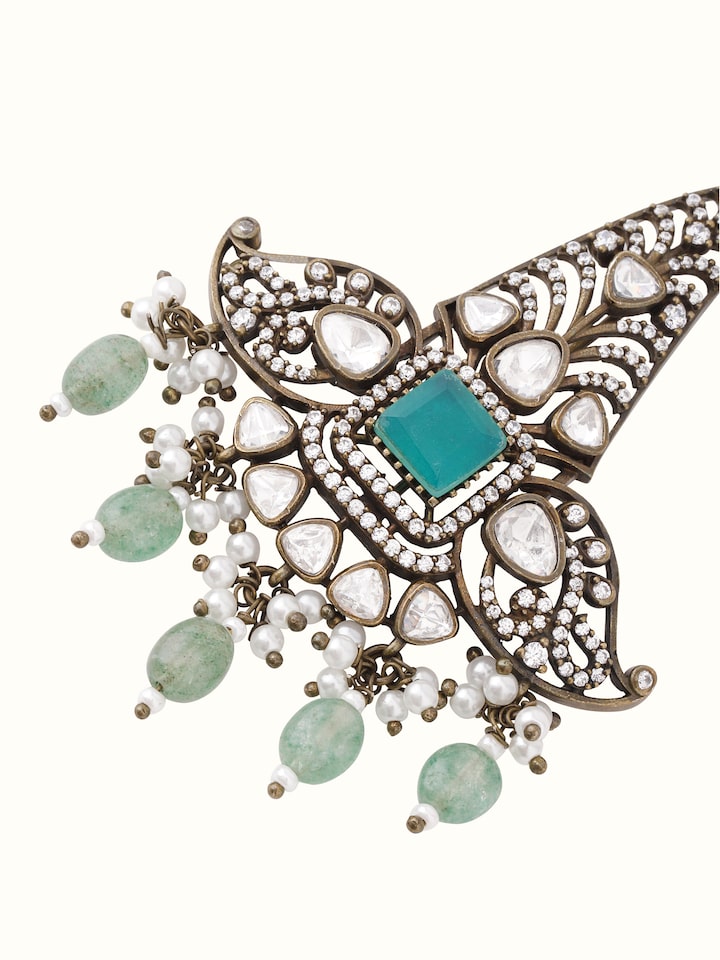 Overview of Silver Smithing Brooch Pin showing the complete piece laid out