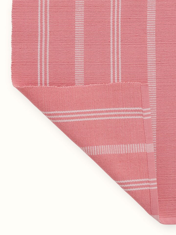 Detailed shot focusing on the fine handloom craftsmanship and thread quality