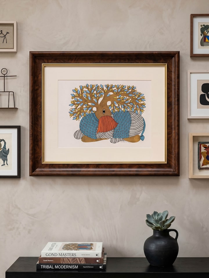 Elephant Canopy Gond Art