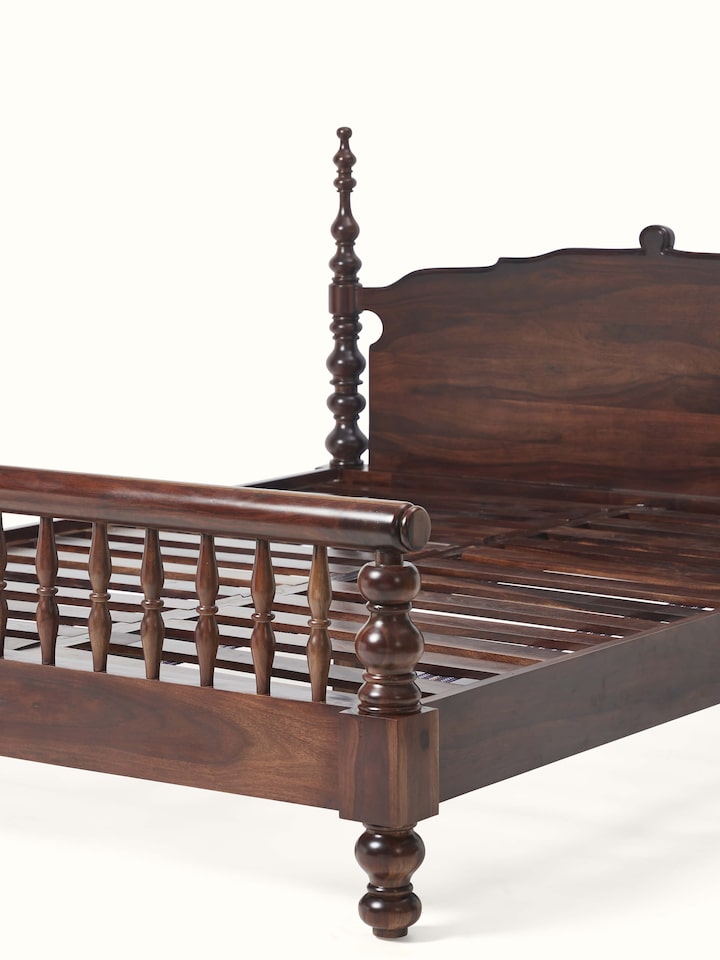 Sheesham Wood Queen-size Bed